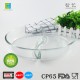 CHRC3 3pcs borosilicate glass oval casserole set 0.7L/1.0L/1.5L