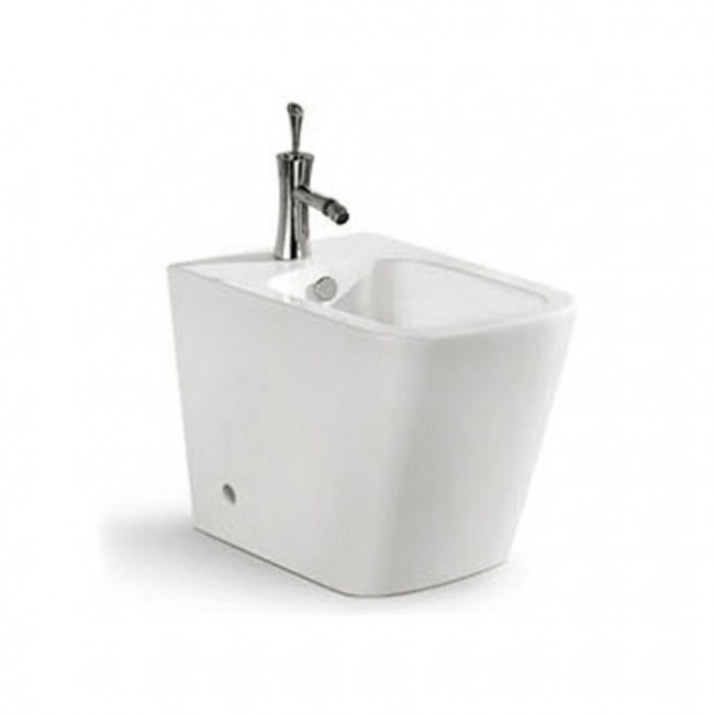 Sanitary Ware White Floor Mounted Bathroom Ceramic Toilet Bidet