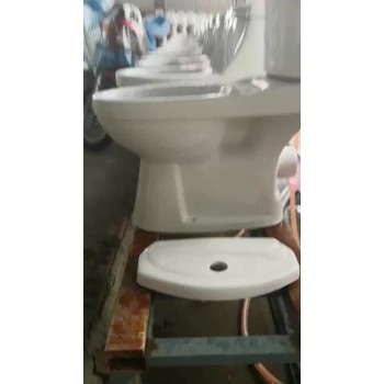Sanitary wares ceramic water closet blue pink color wc toilets bowl pedestal basin set washdown two piece toilet