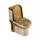 fashion bathroom Sanitary Ware Wc Gold Color Toilet