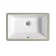 1812 Export America Standard Rectangular Ceramic Undermounted Vanity Wash Basin Sink for Bathroom