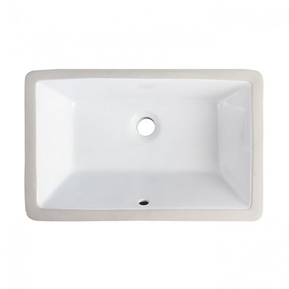 1812 Export America Standard Rectangular Ceramic Undermounted Vanity Wash Basin Sink for Bathroom