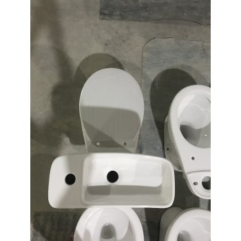 Ceramic washdown all in one 2 in 1 toilet and basin set combination