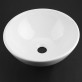 Bathroom Sinks Bowl Shape Bathroom Ceramic Countertop Vessel Sink Bathroom Wash Basin White  Bathroom Accessaries