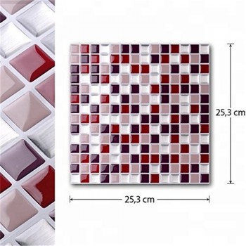Vividtiles Self Adhesive Mosaic Tile Wall Decal Sticker DIY Kitchen Bathroom Home Decor Vinyl