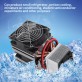 DC 12V Peltier Refrigeration Cooling Air Cooling Radiator DIY Fridge Cooler System 20A 180W Semiconductor Mini Air Conditioner