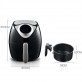 1300W/2.6L Air Fryer Large Capacity Air Fryer Household Smoke-Free Electric Frying Pan Smart Touch Screen Fries Machine