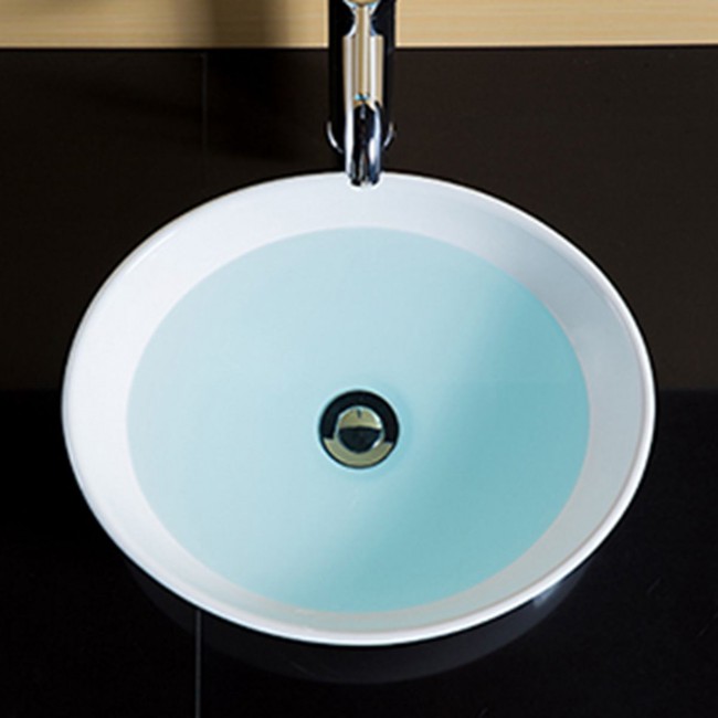  Bally 16 Inch Oval Bowl Ceramic Bathroom Vessel Vanity Sink White Artistic Basin Faucet Modern Style Wash Basin Bathroom Sink