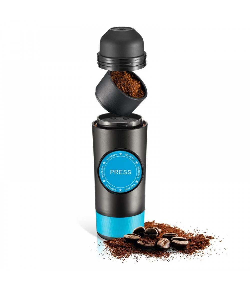 2 In 1 Capsule & Ground Mini Espresso Portable Coffee Maker Hot And Cold Extraction USB Electric Coffee Powder Making Machine