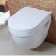 Sanitary ware white 180mm roughing-in ceramic wall hung toilet price for factory