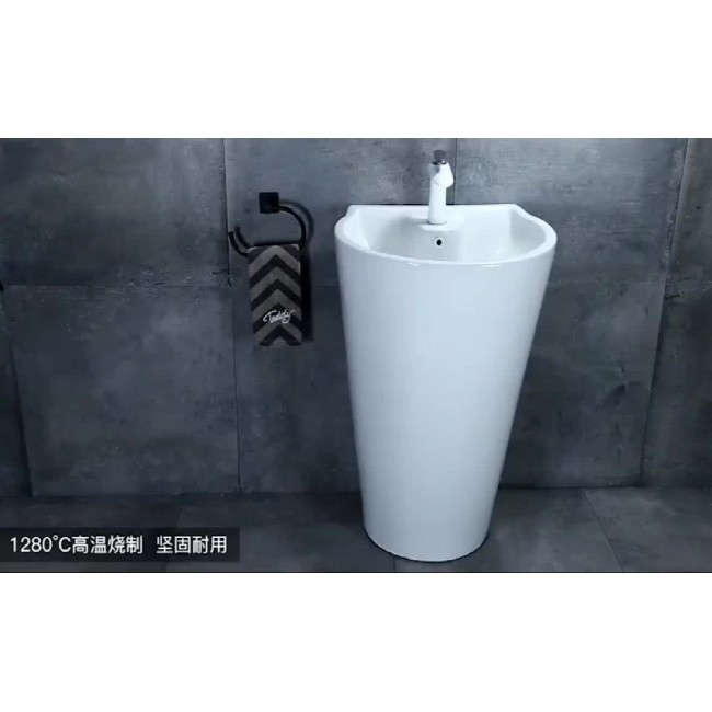 Middle market wholesale and good quality Pedestal Wash Basin For bathroom