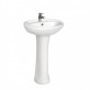 Bathroom hot sale ceramic sanitary ware pedestal wash basin 408