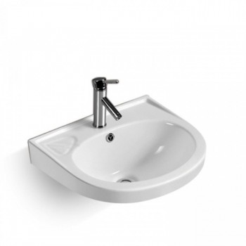 Low Price Round Ceramic Sanitary Ware BathroomWall Small Hung Wash Basin