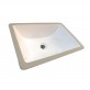1611 Rectangular Ceramic Undermount Lavatory Basin Small Bar Vanity Wash Sink with CUPC and CSA