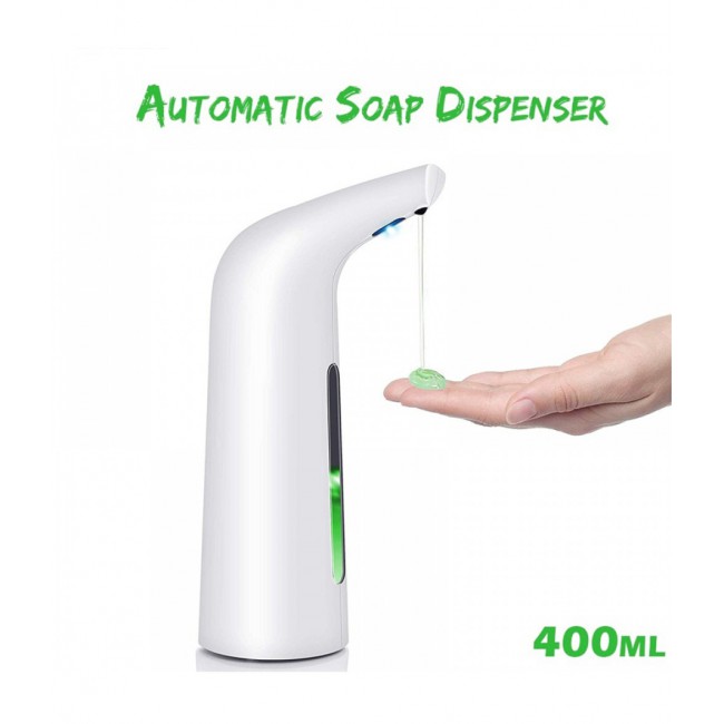 400ML Automatic Infrared Induction Soap Dispenser Intelligent Sensor Touchless Auto Foam Hand Washing Home Office Bathroom Wash