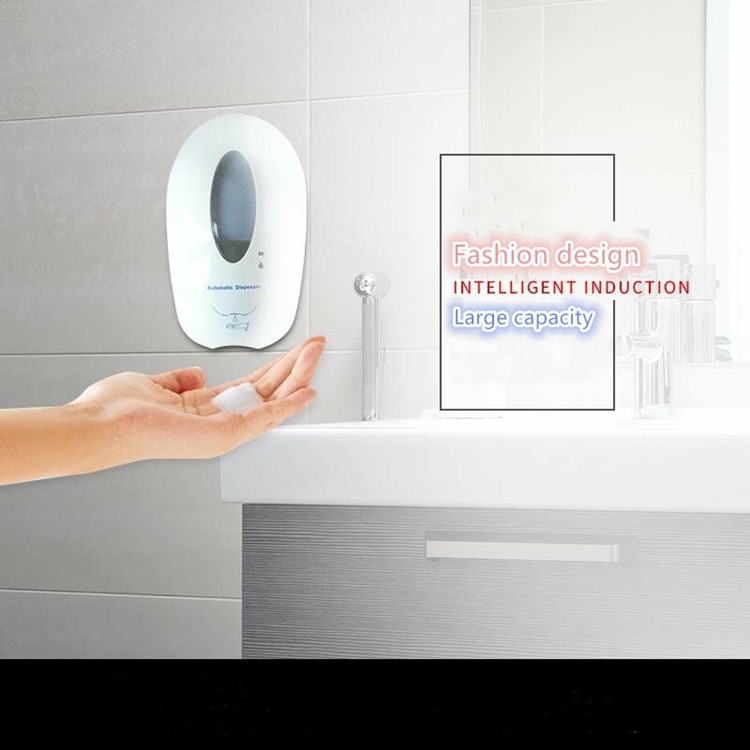 1000ML-Hotel-Touchless-Automatic-Free-Hand-Sanitizer-Liquid-Foam-Soap-Dispenser-With-Large-Capacity-Tank-For-School-And-Hospital-Pieces