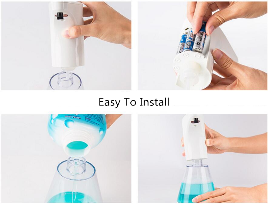 2019-Homedec-Touchless-Soap-Liquid-Dispenser-Plastic-Hands-Free-Automatic-IR-Sensor-Soap-Dispenser-Pieces