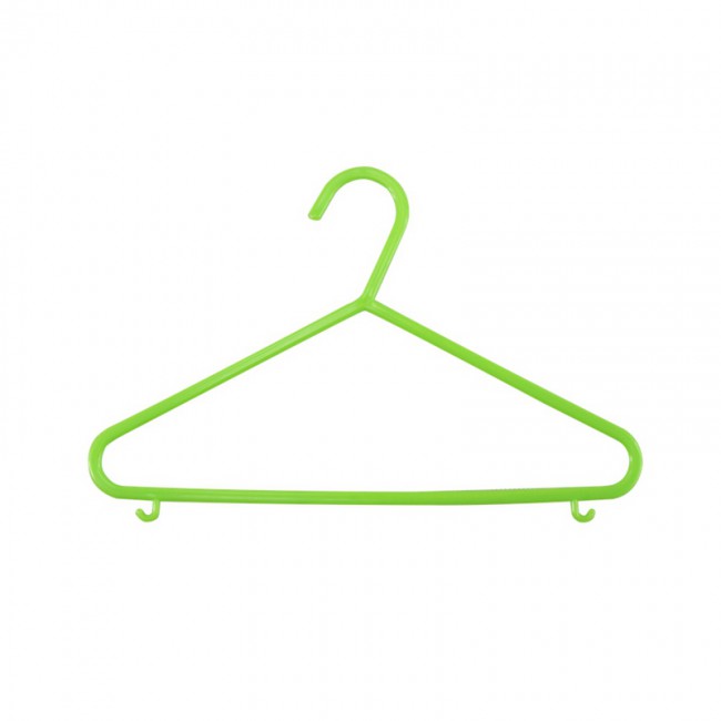  Basic Plastic Children Nursery Toddler Suit Clothes Hanger With Trouser Bar 30Cm