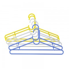 Simple Plastic Clothes Suit Hanger With Loop Hooks 