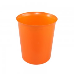Plastic Cylindrical Shape Little Refuse Bin Trash Can Storage Sundries Organizer Basket Box