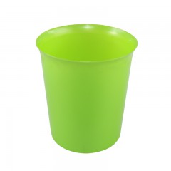 Plastic Cylindrical Shape Little Refuse Bin Trash Can Storage Sundries Organizer Basket Box