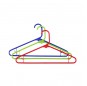 Usa Market Popular Plastic Basic Tubular Laundry Clothing Hanger With Loop Hook 
