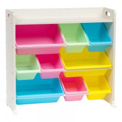 Kids Toddler Plastic Toy Storage Organizers Container Bins Boxes For Rack