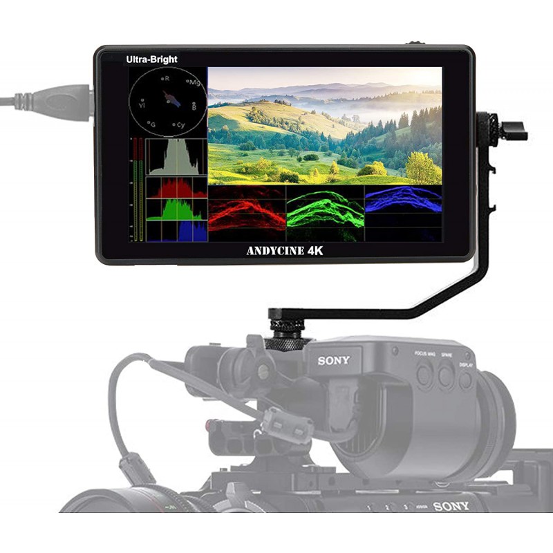 Vloggears C6 6” 2600cd/m² HDR/3D LUT 4K HDMI Monitor