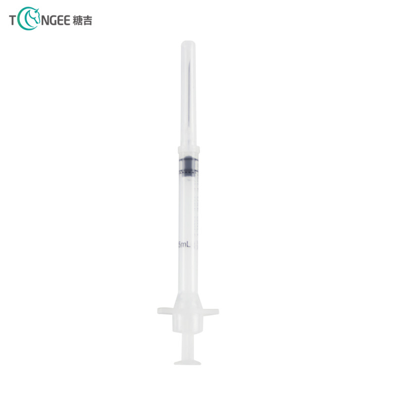 10ml 23G Disposable Plastic Slip Syringe With Needle For Single Use