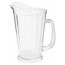 White plastic beer mug