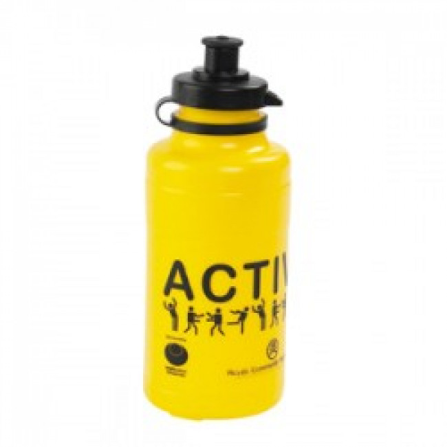 Yellow Plastic Sports bottle