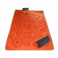 Orange fleece picnic mat
