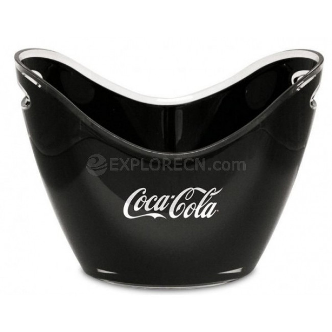 Black Plastic Ice Bucket