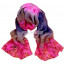 Colorful silk georgette scarf