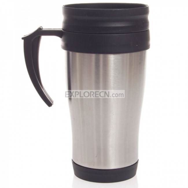 Stainless steel cups with handle