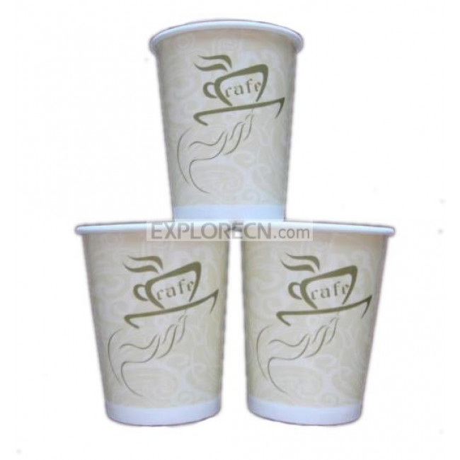 12oz disposable milk paper cup