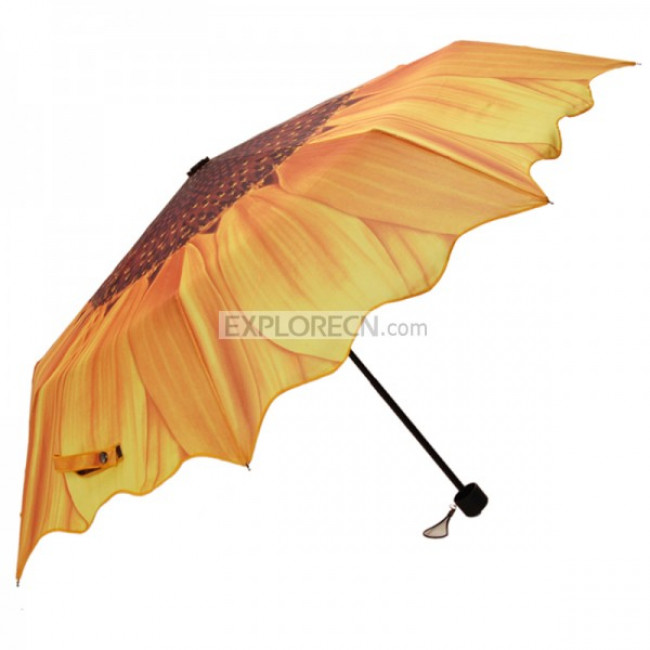 Folding Sunflower Umbrella