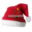 Red plush christmas hat