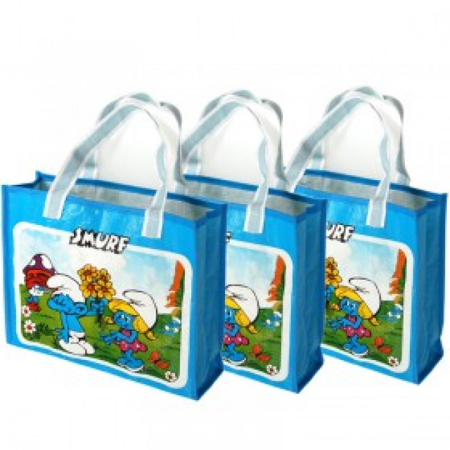 Colorful Shopping Bag With Coating