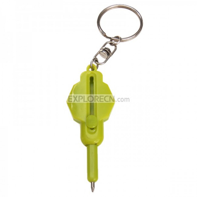 Scalable pen plastic keyring