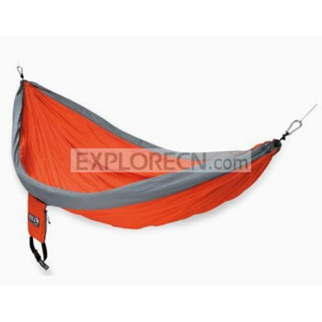 Portable parachute hammock with bag