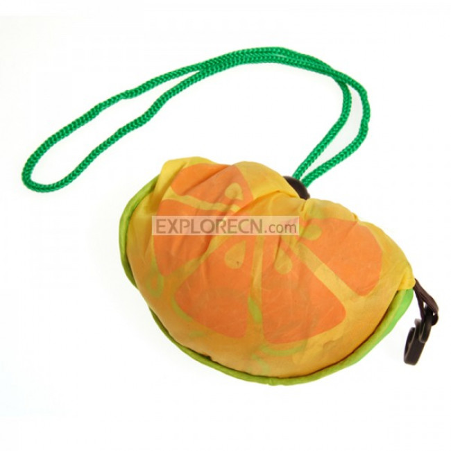 Orange shape shopping bag