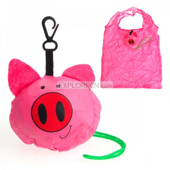 Cute Pig shape shopping bag
