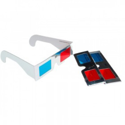 Red Blue Paper 3D Glasses