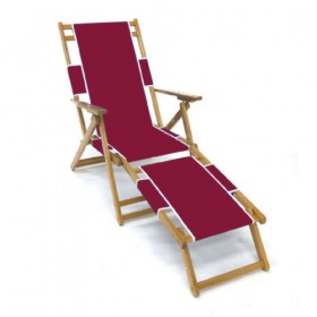 Wood Folding Beach Lounge Chair