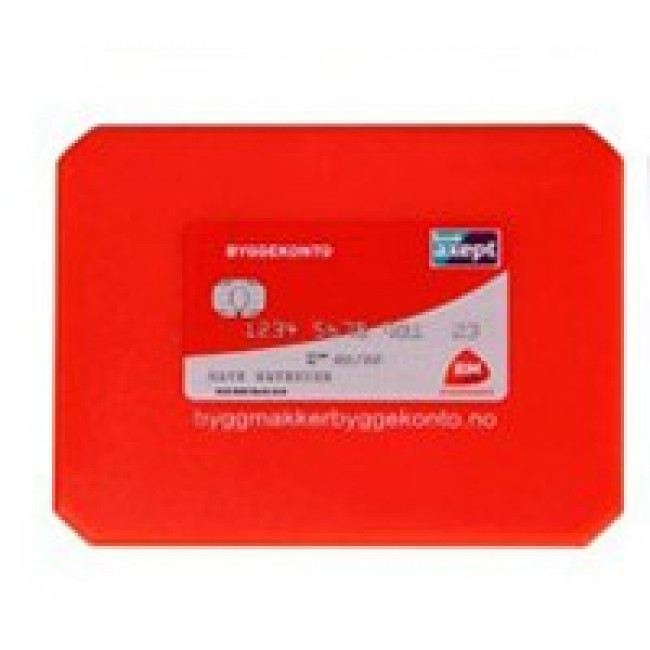 Credit card shape ice scraper