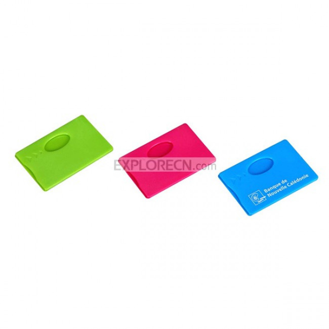 Plastic card holder