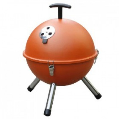 Round BBQ Charcoal Iron Grill