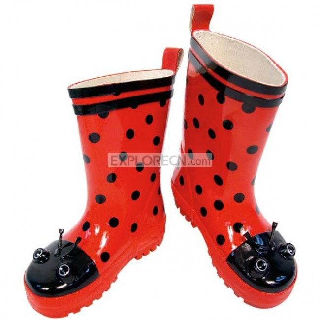 Ladybug Rain Boots
