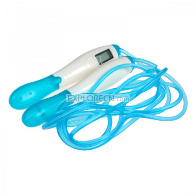 Digital count plastic jumpping rope